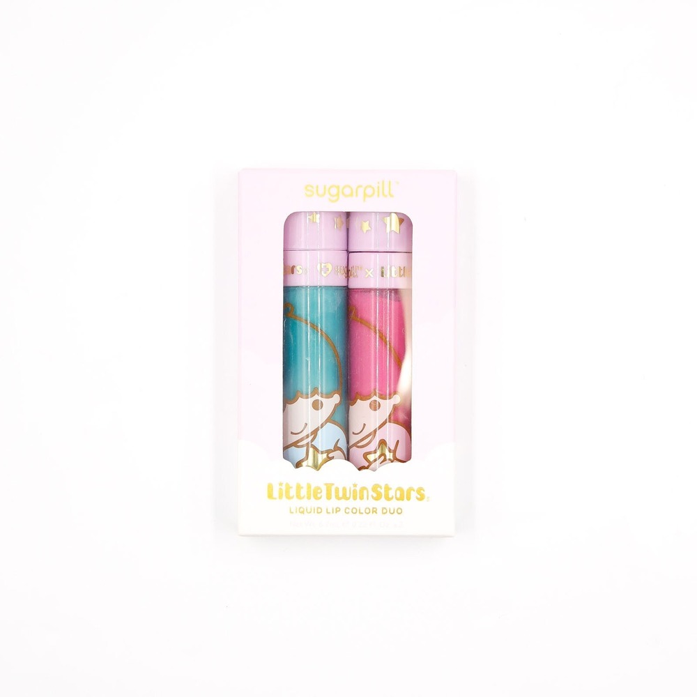 Sugarpill Little Twin Stars Liquid Lip Color Duo - Kiki & Lala - Limited Edition